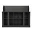 Banc de rangement pour chaussures avec tablettes et 4 crochets ON-TREND-1026776126