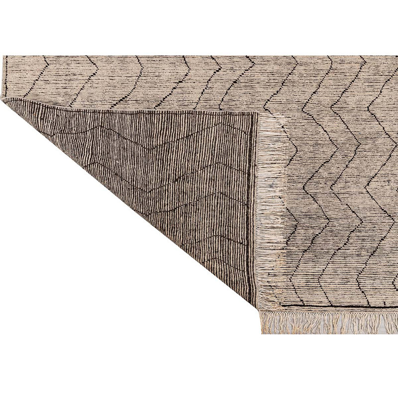 Wool Chevron Area Rug, Rectangle 8' x 10'