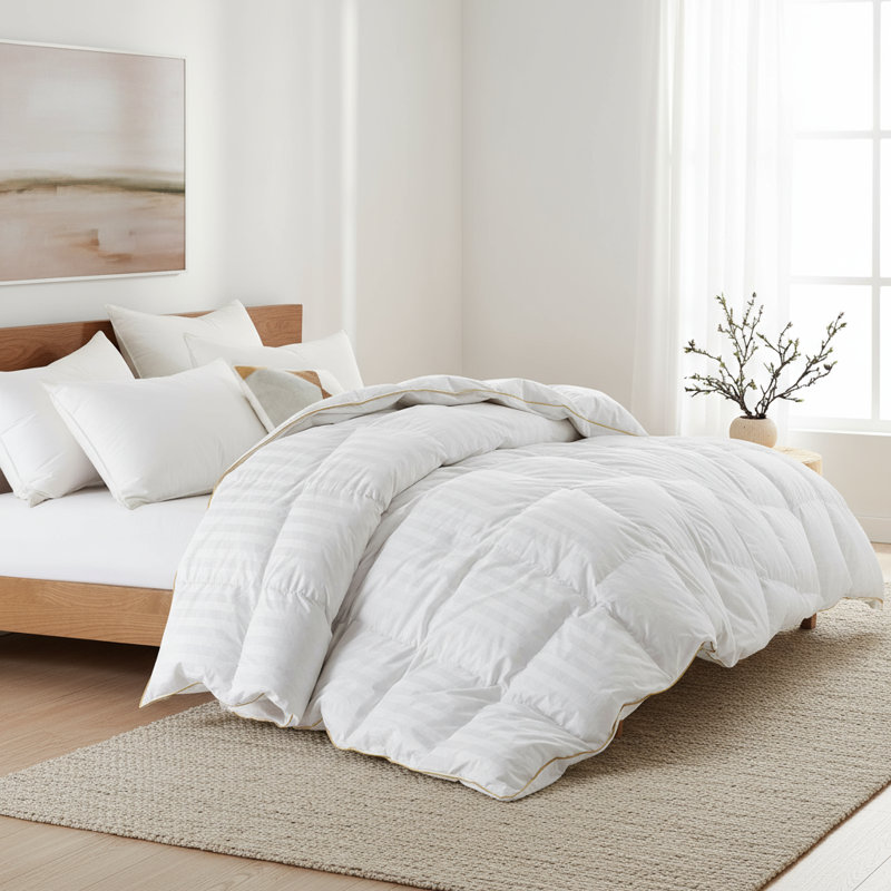 Hotel Quality All Season Feather and Down Comforter/Duvet Insert, Cal King, California King