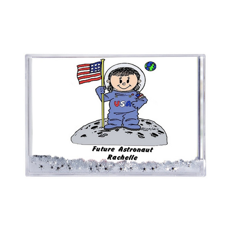 Cadeau personnalisé pour cadre astronaute, H 2,5 po x l 3,75 po x P 1 po, Oui