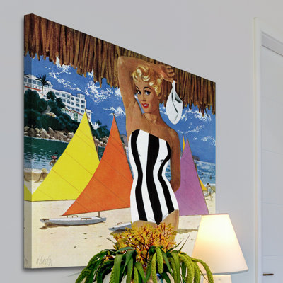 " Striped Swimsuit " by Marmont Hill