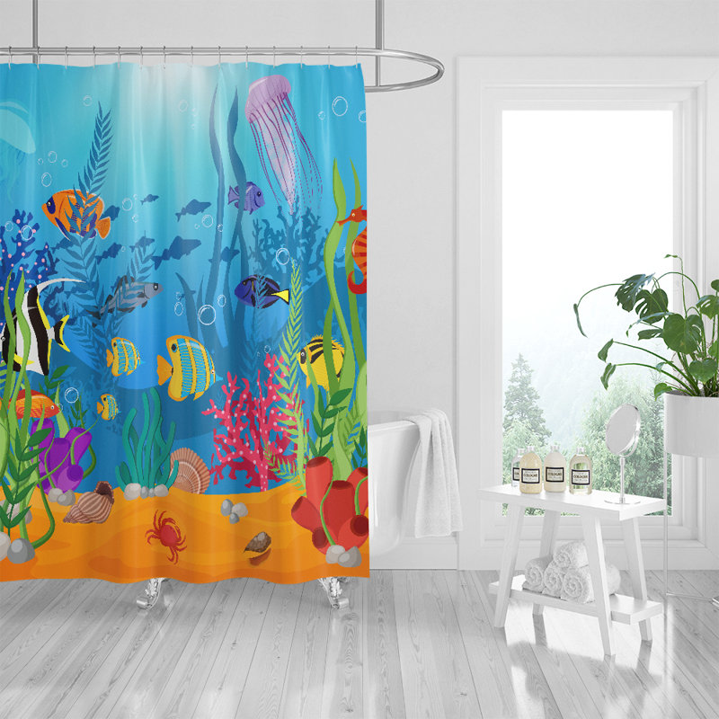 Rideau de douche simple Stalter, H 83 po x l 70 po
