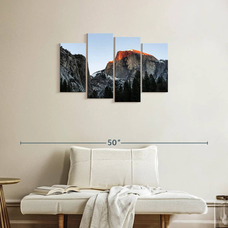 Alvord au coucher du soleil à Yosemite, H 22 po x l 36 po