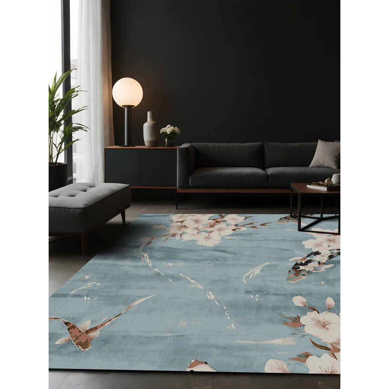 Silky Soft Plush Gray Area Rug, Square 8'