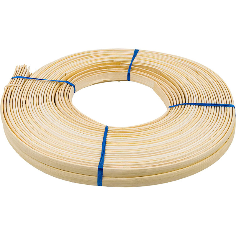 # 4-3 mm Round Reed | 1 Pound Coil | Rattan Reed for Basket Weaving and Wicker Furniture Making