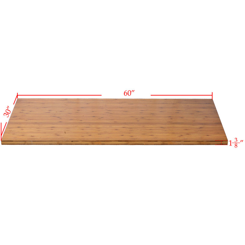 Striplin Solid Wood Rectangular Table Top, 60" L x 30" W
