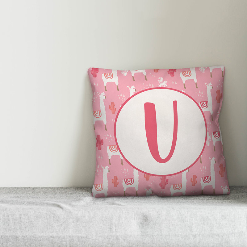 Housse de coussin carré et insert, U