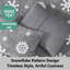 Ensemble d'édredon en flocons de neige gris pour grand lit, ensemble de literie moelleux et moelleux pour l'hiver, 3 pièces-121504130