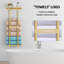 Porte-serviettes mural 30 "avec tablette-129388425