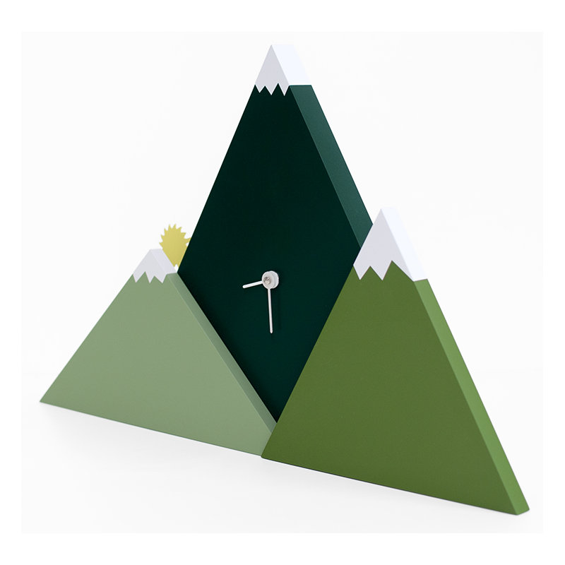 Ricardo Wood Wall Clock, Green