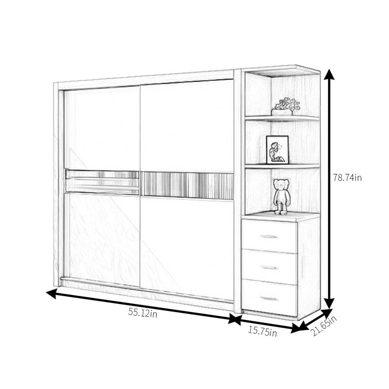Yafi, 79" H x 71" W x 22" D
