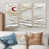 Toile naturelle avec cadre flottant