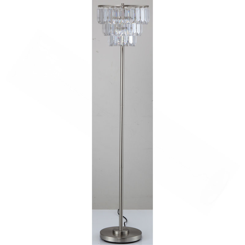 LAMPE DE SOL EN CRISTAL 60,5 "H, Clair