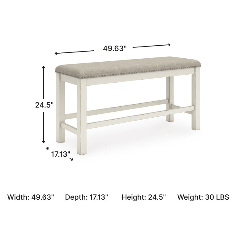 Janeria Polyester Upholstered Bench