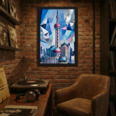 «Scenic & Cityscapes», impression géométrique de la tour de Changhaï
