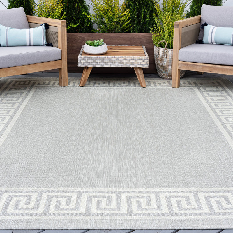 Tapis gris Edna, Rectangle 5 pi 3 po x 7 pi 3 po
