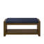 Banc d'appoint de 40 po avec étagère à chaussures inférieure, banc de siège rembourré pour le salon, banc de bout de lit compact moderne avec rangement pour sièges de chambre à coucher, coussin amovible-1451208745-1451209170