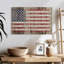 Drapeau américain Borges, grunge en bois-107678093
