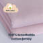 Fitted Sheet 2 Pack Full Cotton Anti Allergy Bed Cot Size Cover Bedding Set-88887932