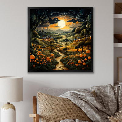 " Countryside The Pumpkin Field I "