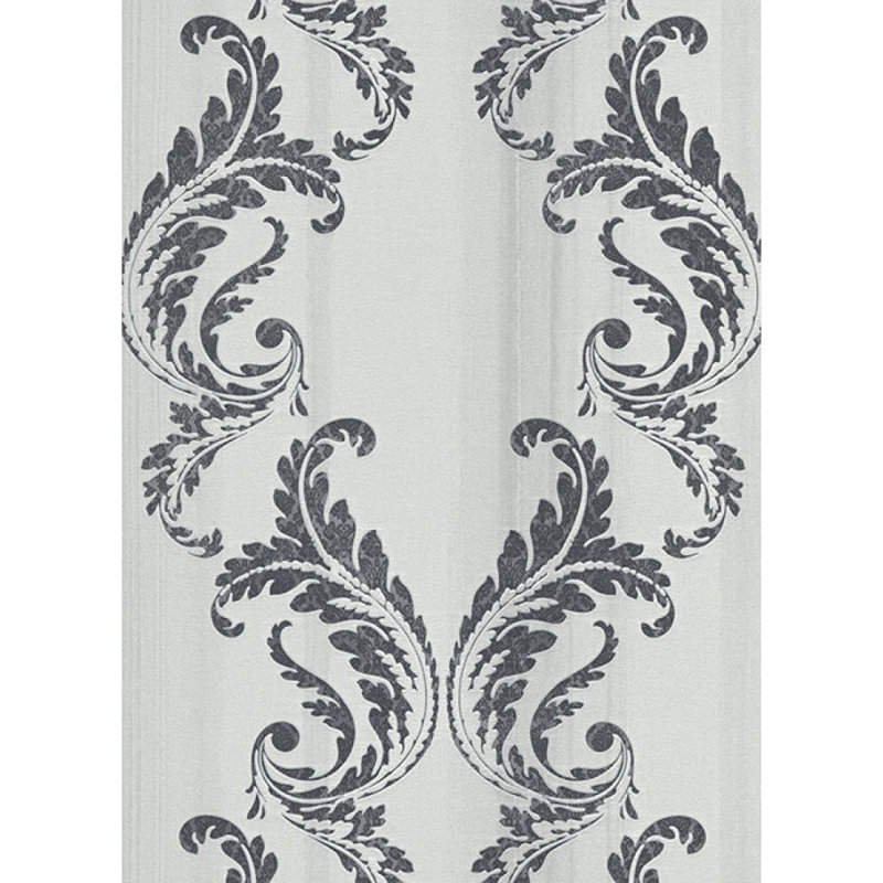Concord Wallcoverings Textured Wallpaper Damask Featuring Ornaments, 599110
