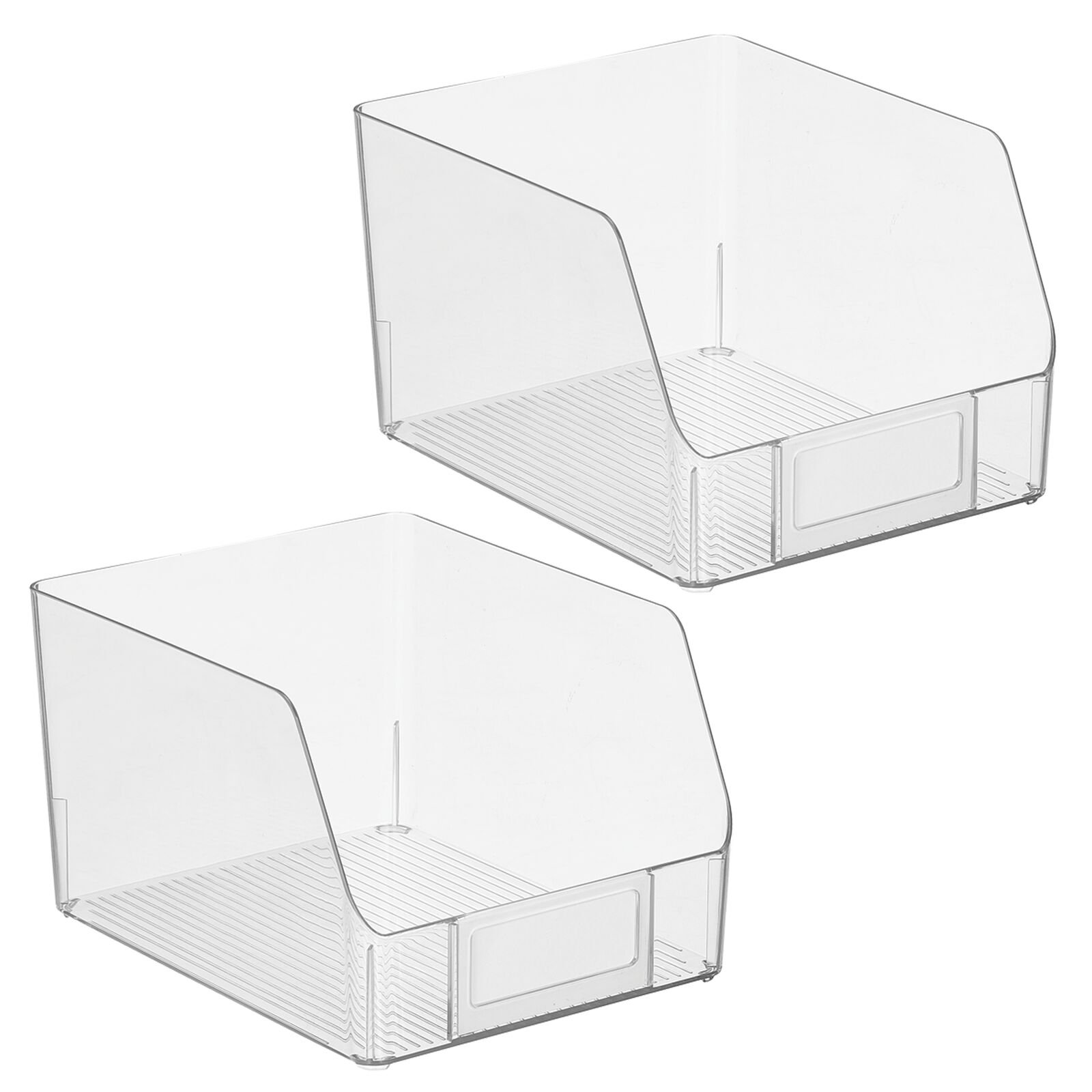 Clear Organization Bin Labels