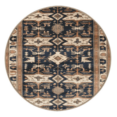 Machine Washable Persian Brown Area Rug