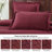Aspen Floral Scalloped Edge Cotton Blend Coverlet / Bedspread with Sham Set-1861085159-1861085155