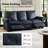  Igon 86.25" Traditional Down-Filled Genuine Leather Power Reclining Sofa-1207651213