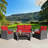 Bonita 4 - Person Patio Conversation Set with Cushions-146542401