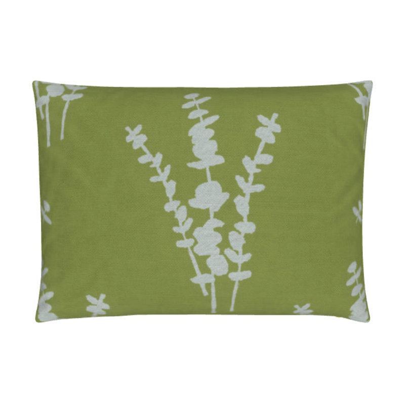 Eucalyptus Lumbar Pillow Cover & Insert, Green/Blue Floral Large
