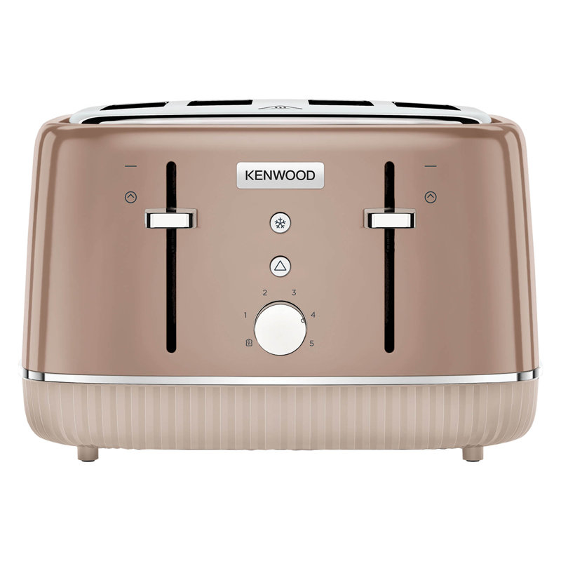 4 Slice Elegancy Toaster Clotted Cream, Pink