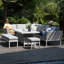 Gullete Outdoor Fabric 6 Seat Rectangular Bar Set-726965850-726965851