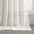 Hoffert Faux Linen Sheer Curtains for Bedroom, Living Room Curtains for Large Window Single Panel Drape-699537859