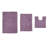 Hazeltine Multiple 100% Cotton Piece Bath Rug Set (Set of 3)-2010390382