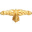 Acanthus leaves large knob Romanesque style with column base in Satin-194987917