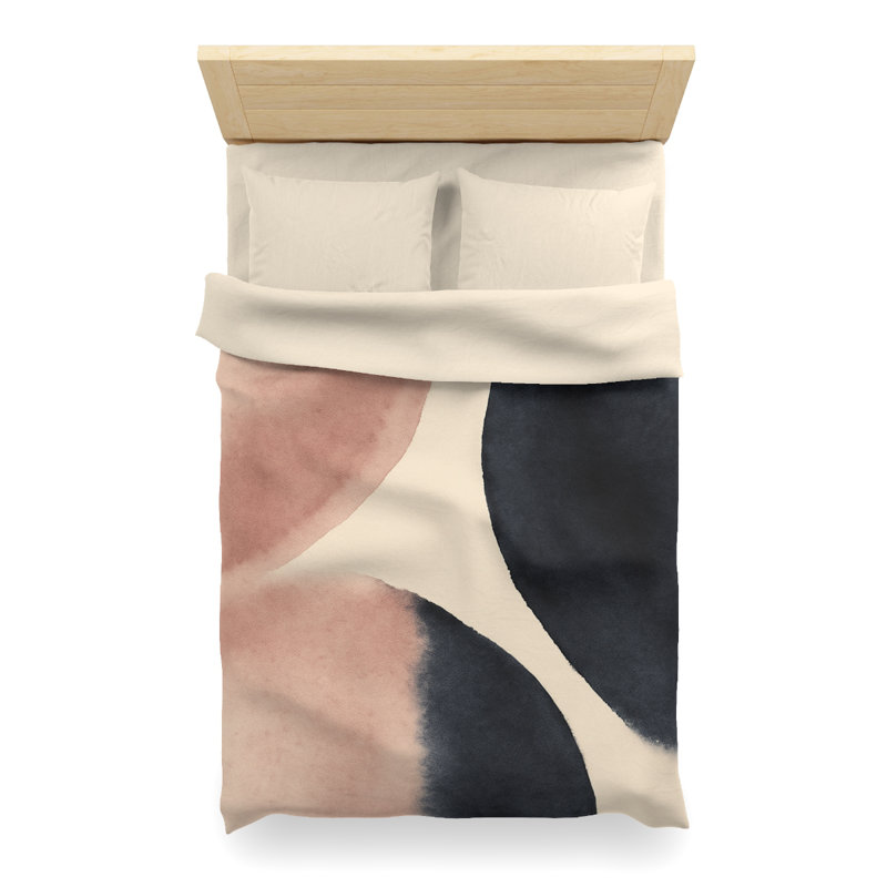 Microfiber Duvet Cover Boho Style, Design 79, Cream, Twin XL Duvet Cover