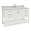 Magnolia Bath Vanity Rectangular Basin S061SCWRV-1864545998