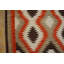 Tapis unique en laine noué à la main de 9 pi x 12 pi rouge / brun / ivoire