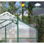 Serre en aluminium à hauteur de gain - Polycarbonate 6 x 6 pi.