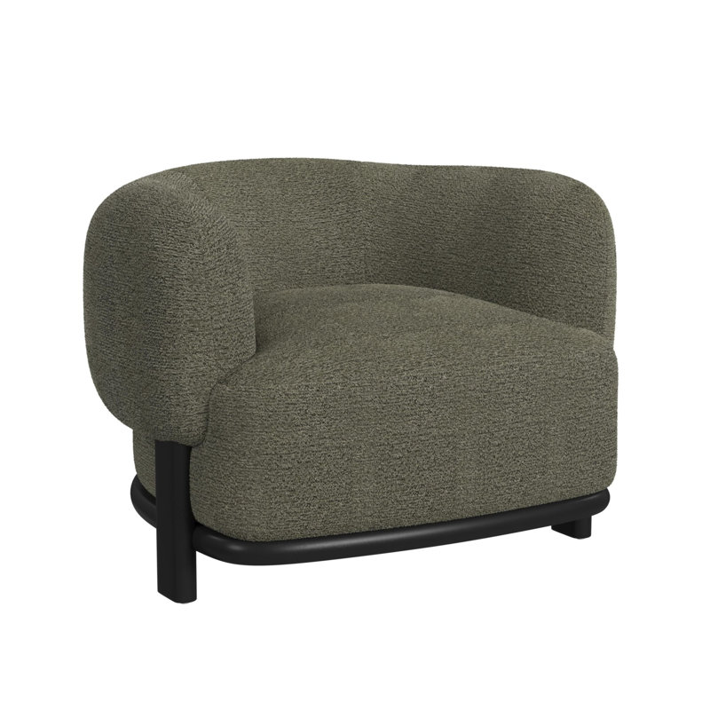 Chaise Rosalind en mousse espagnol, Vert