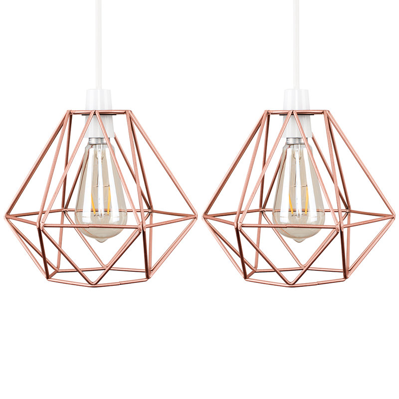 Metal Novelty Pendant Shade, Copper