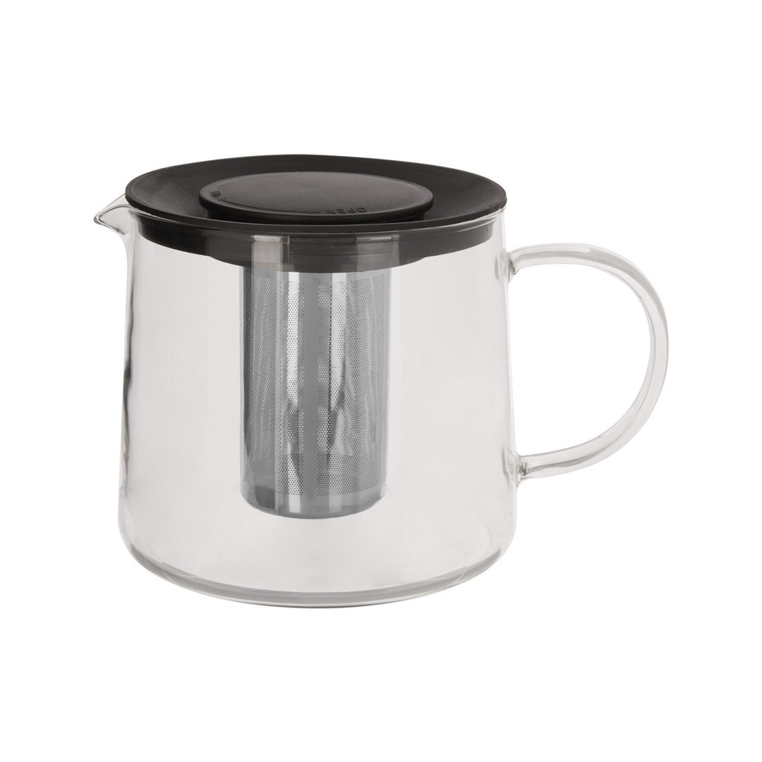 Symple Stuff Hrant 1500ml Glass Solid Colour Teapot