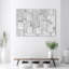 Abstract 3D Geometric Concrete - No Frame Print on Canvas-98482820