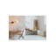 Chaise d'appoint rembourrée blanche Tyler