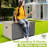 Deck Box 160 Gallons, Outdoor Storage Box, Lockable and Waterproof Patio Outside Storage Box for Patio