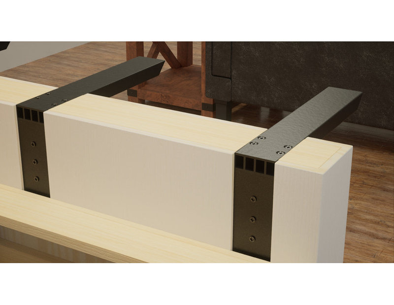 24 po x 2,5 po x 6 po Support de comptoir The Original L, H 1 po x l 2,5 po x P 24 po