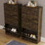 Drawer Flip Down Shoe Storage Free Standing Cabinet For Hallway-122852330-123056910