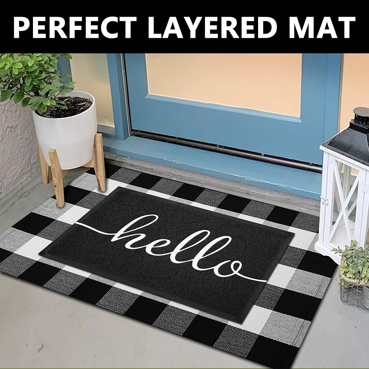 Ebern Designs Lassina Non-Slip Door Mat Indoor Outdoor Door Rugs for  Entryway 30'' x 17'' Home Entrance Floor Mats & Reviews