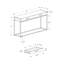Console de 48 po Canace-974819974